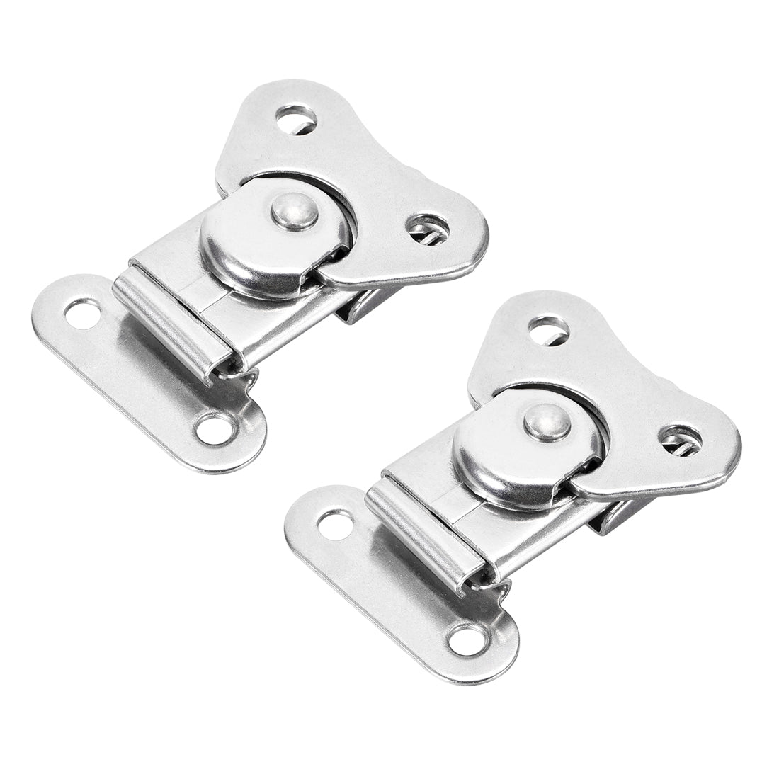 uxcell Uxcell 1.69-inch SUS304 Stainless Steel Butterfly Twist Latch Keeper Toggle Clamp - 2 Pcs
