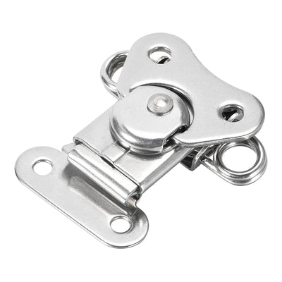 Harfington Uxcell 1.89-inch SUS304 Stainless Steel Spring Loaded Butterfly Twist Latch Keeper Toggle Clamp