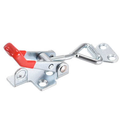 Harfington Uxcell 220lbs Holding Capacity Iron Pull-Action Latch Adjustable Toggle Clamp
