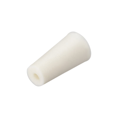 Harfington Uxcell 8-12mm Beige Drilled Silicone Stopper Plugs for Flask Test Tube Stopper 5pcs