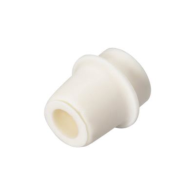 Harfington Uxcell 27-31mm Beige Drilled Silicone Stopper Plugs for Flask Test Tube Stopper