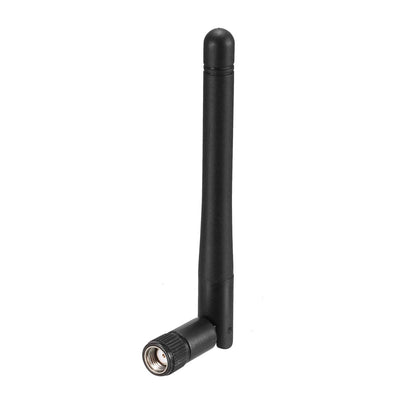 Harfington Uxcell GSM GPRS WCDMA Antenna 3G 2dBi 824-960/1710-1990MHz RP-SMA Male Connector Omni Direction Foldable Black