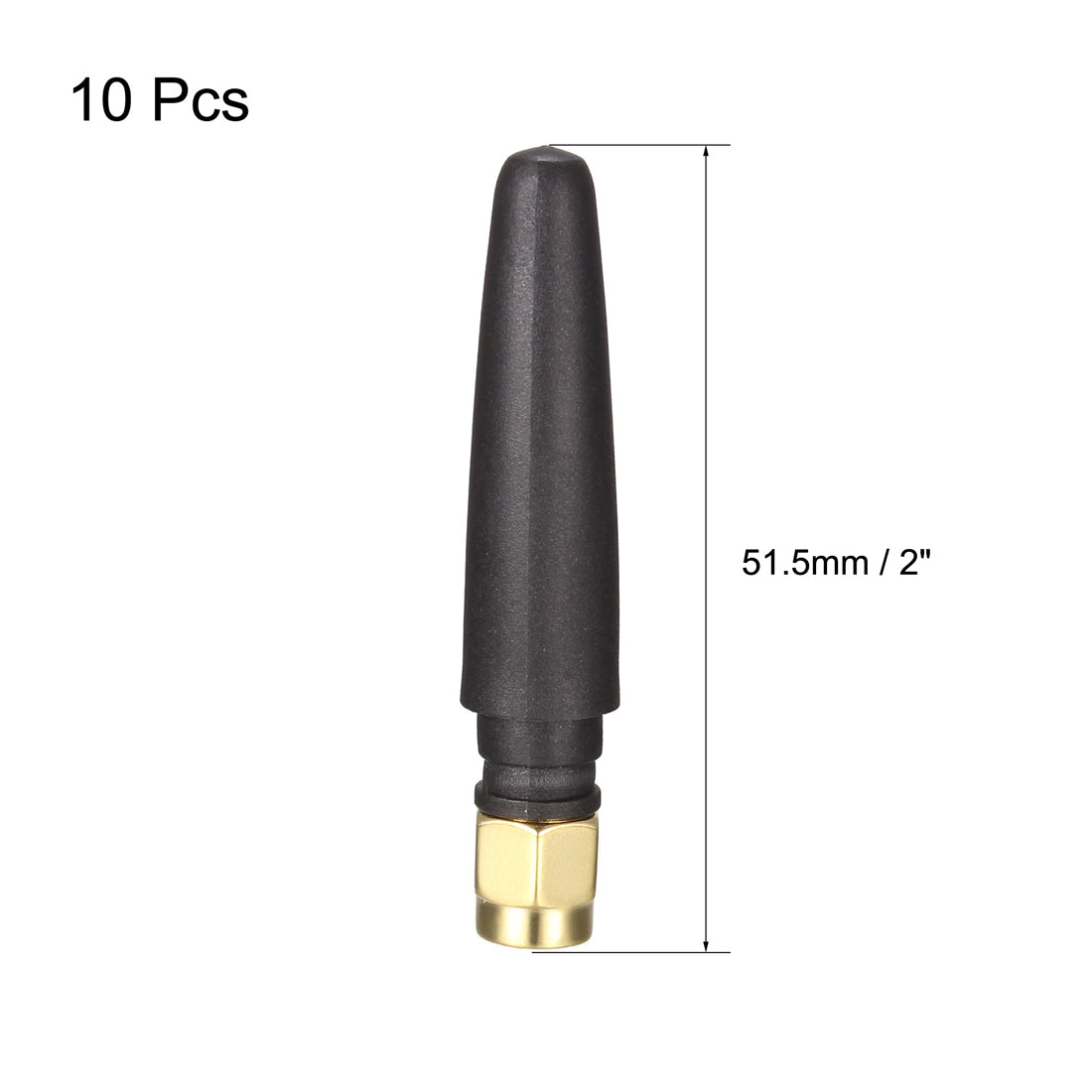 uxcell Uxcell GSM GPRS WCDMA Antenna 2dBi 824-960/1710-1990MHz 3G SMA Male Straight Head Connector Omni Direction Mini