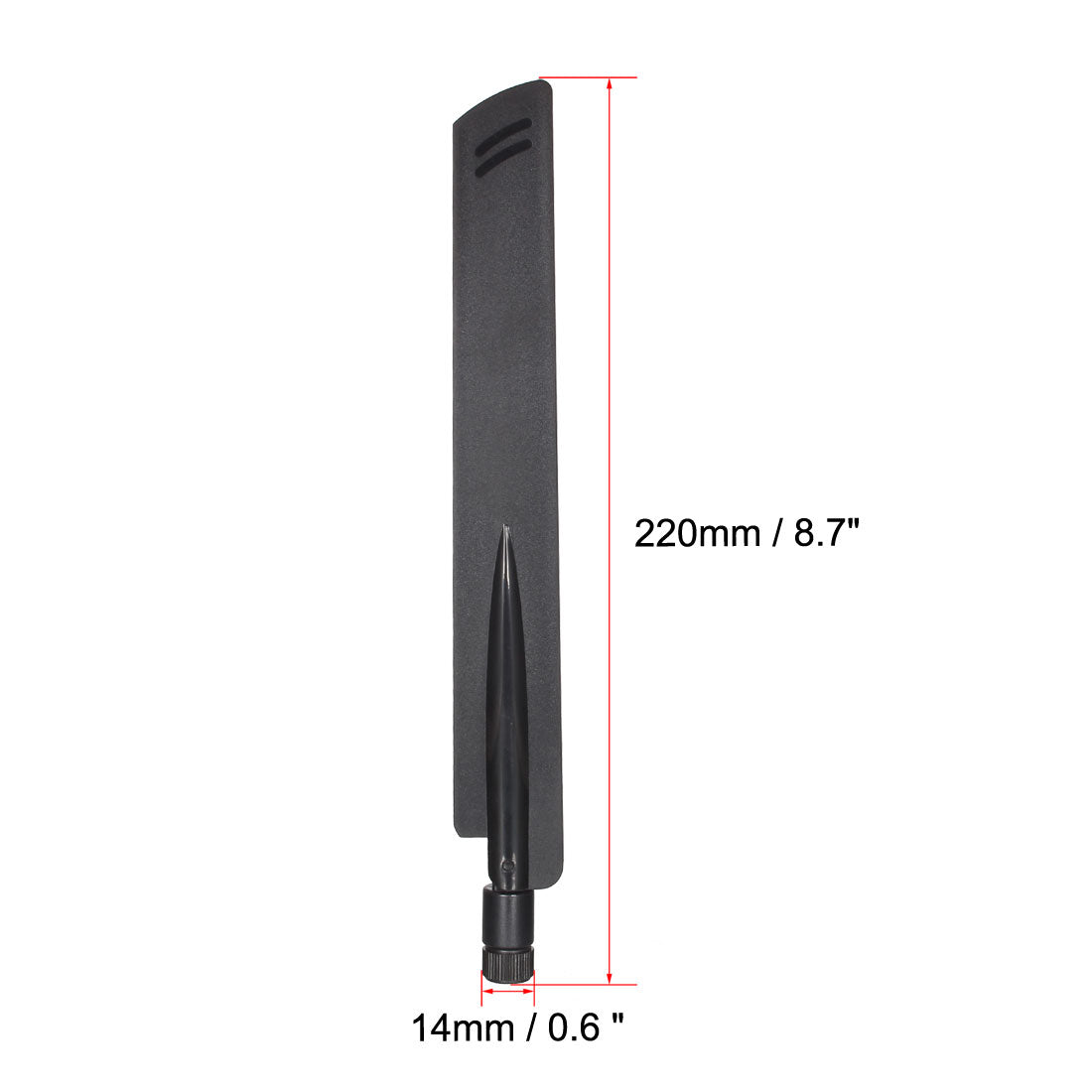 uxcell Uxcell GSM LTE Antenna 3G 4G 15dBi 700-2700MHz SMA Male Paddle Type 2Pcs