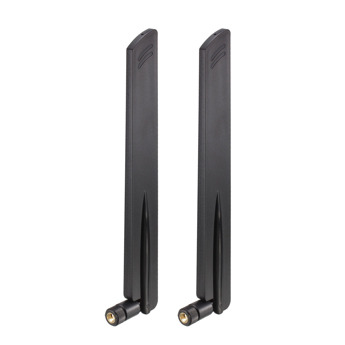 uxcell Uxcell GSM GPRS WCDMA LTE Antenna 3G 4G 10dBi High Gain 700-2700MHz SMA Male Connector Omni Direction Foldable Paddle Type 2Pcs