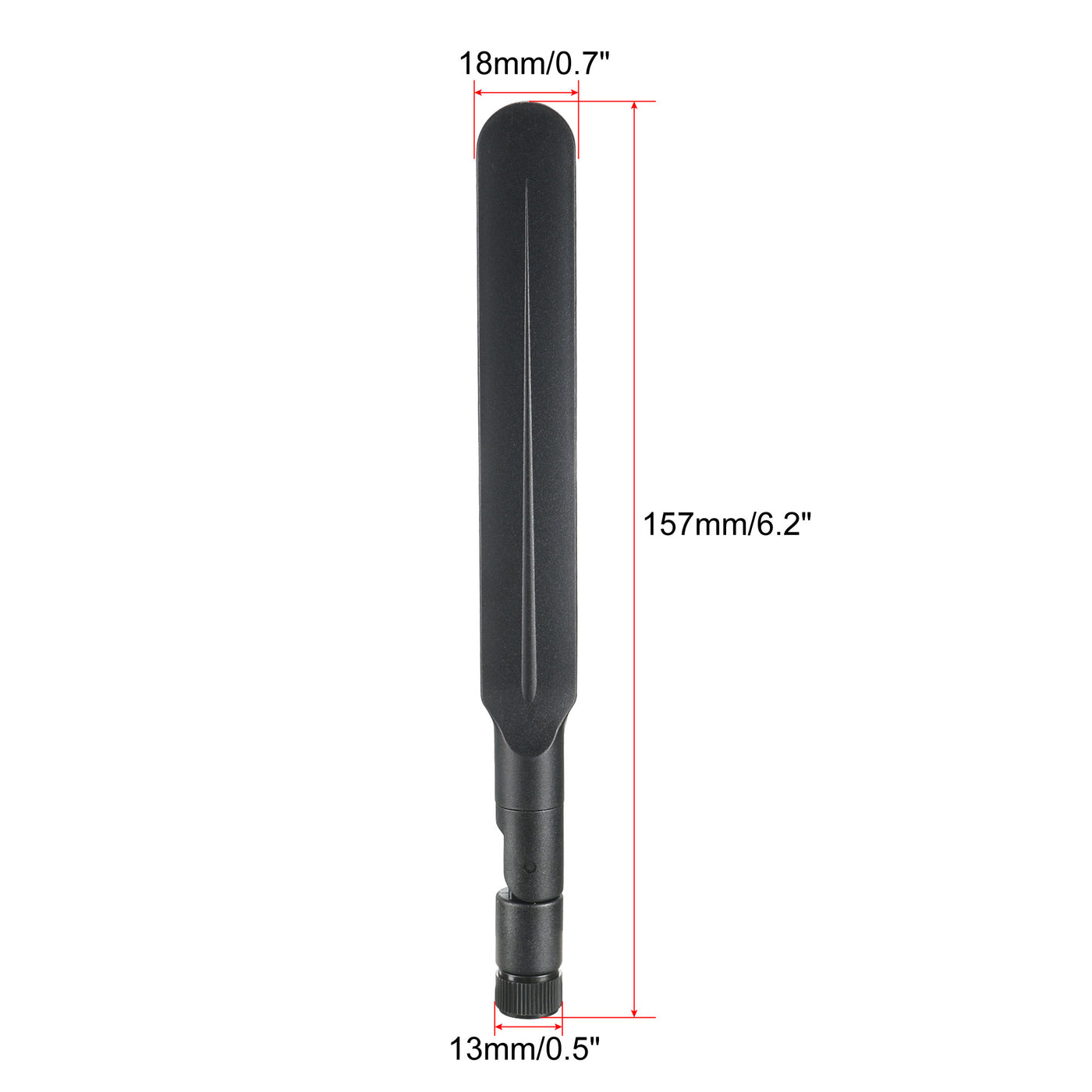 uxcell Uxcell GSM LTE Antenna 3G 4G 9dBi High Gain 780-960/1710-2700MHz SMA Male Connector Direction Foldable Paddle Type