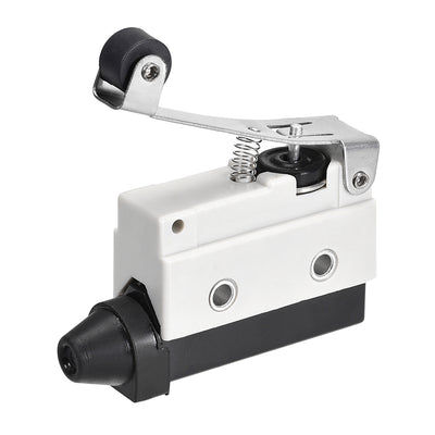 Harfington Uxcell TZ-7121 Hinge Roller Lever Micro Limit Switch Momentary Panel Mount 1NC+1NO