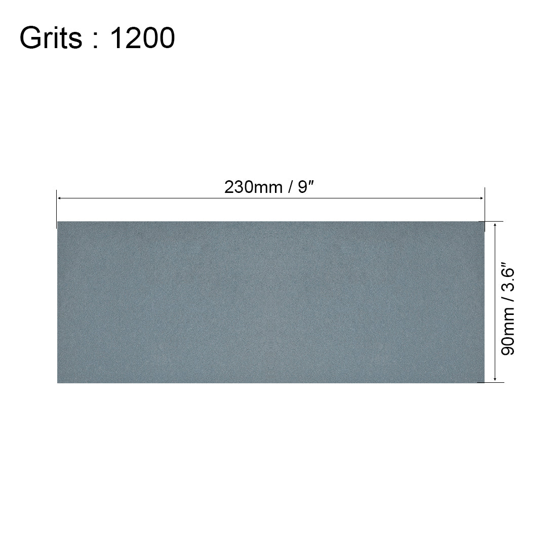 Uxcell Uxcell 15pcs 2500 Grits Wet Dry Waterproof Sandpaper 3.6" x 9" Sanding Paper Blue
