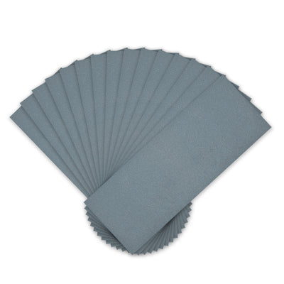 Harfington Uxcell 15pcs 2500 Grits Wet Dry Waterproof Sandpaper 3.6" x 9" Sanding Paper Blue