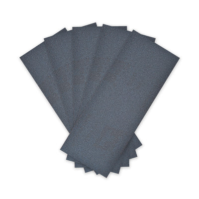 Harfington Uxcell 5pcs 240 Grits Wet Dry Waterproof Sandpaper 3.6" x 9" Sanding Paper Blue