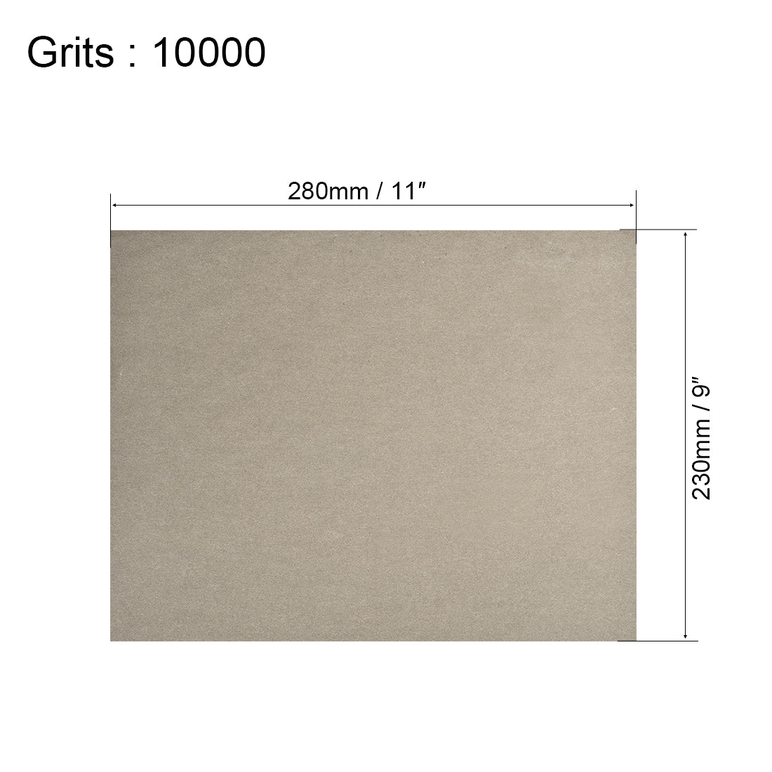 Uxcell Uxcell 5pcs 7000 Grits Wet Dry Waterproof Sandpaper 9" x 11" Abrasive Paper Sheets