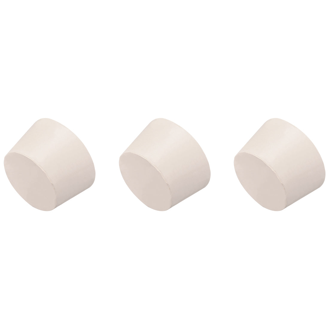 Uxcell Uxcell White Tapered Shaped Solid Rubber Stopper for Lab Tube Stopper Size 9 3pcs