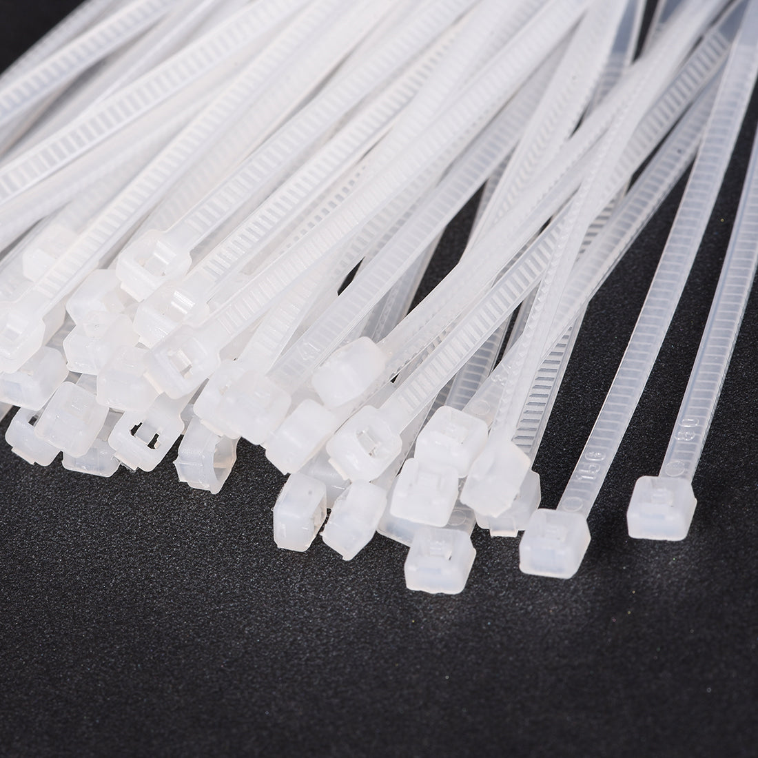 uxcell Uxcell Cable Zip Ties 120mmx1.8mm Self-Locking Nylon Tie Wraps White 700pcs