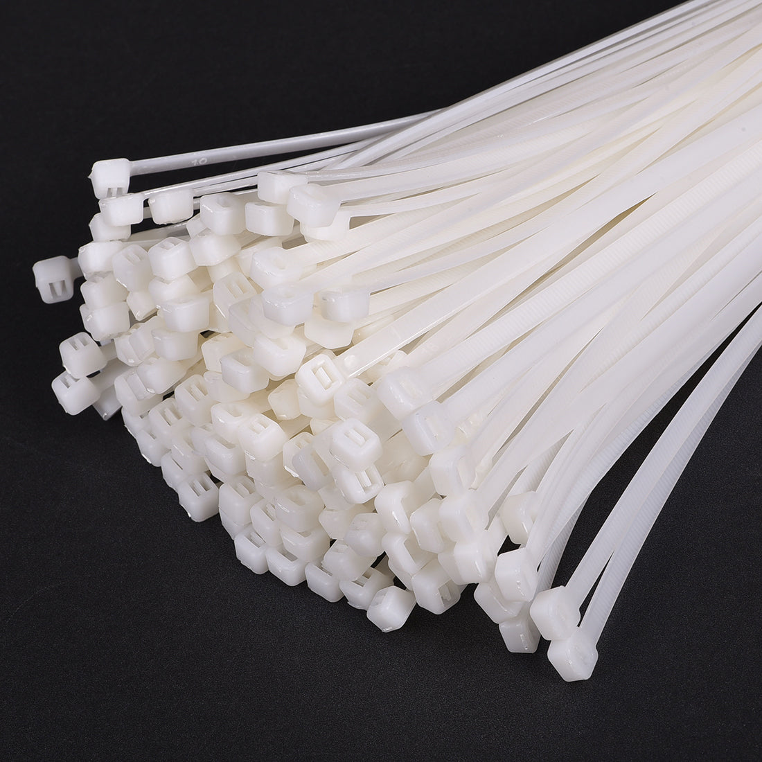 uxcell Uxcell Cable Zip Ties 500mmx4mm Self-Locking Nylon Tie Wraps White 150pcs