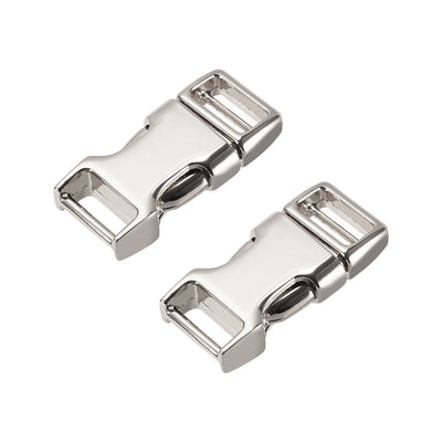uxcell Uxcell Side Release Buckle, Zinc Alloy Adjustable Buckle 1Pcs