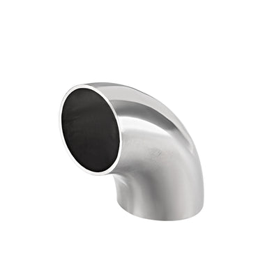 uxcell Uxcell Stainless Steel 304 Pipe Fitting Long Radius 90 Degree Elbow Butt-Weld 1-1/2-inch OD 1.5mm Thick Pipe Size