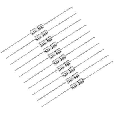 Harfington Uxcell Fast Acting Blow Fuse Axial Lead Glass Fuses 3.6mm x 10mm 250V F3A 10Pcs