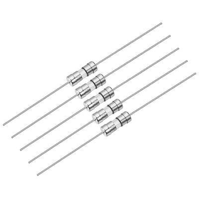 Harfington Uxcell Fast Acting Blow Fuse Axial Lead Glass Fuses 3.6mm x 10mm 250V F3.15A 5Pcs
