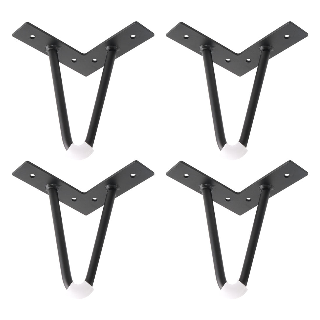 uxcell Uxcell 4pcs Heavy Hairpin Coffee Table Leg Iron Mid Century Style Furniture Leg