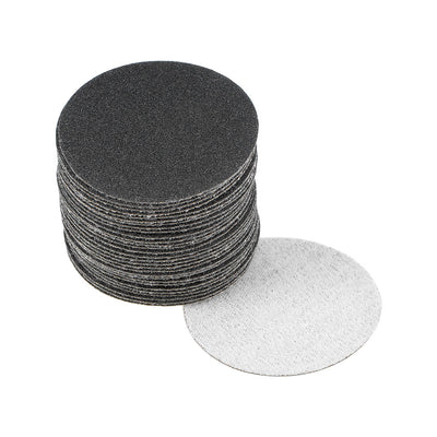 Harfington Uxcell 2 inch Wet Dry Disc 400 Grit Hook and Loop Sanding Disc Silicon Carbide 30pcs