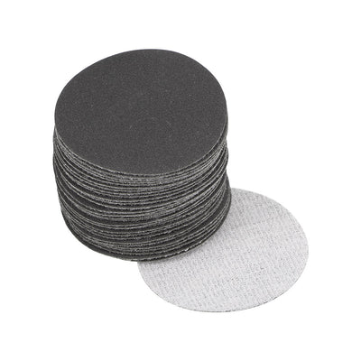 Harfington Uxcell 2 inch Wet Dry Disc 400 Grit Hook and Loop Sanding Disc Silicon Carbide 30pcs