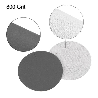 Harfington Uxcell 2 inch Wet Dry Disc 1500 Grit Hook and Loop Sanding Disc Silicon Carbide 30pcs