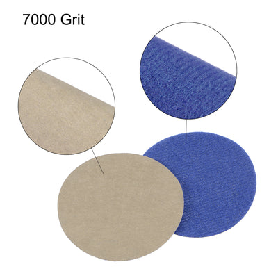 Harfington Uxcell 2 inch Wet Dry Disc 5000 Grit Hook and Loop Sanding Disc Silicon Carbide 30pcs