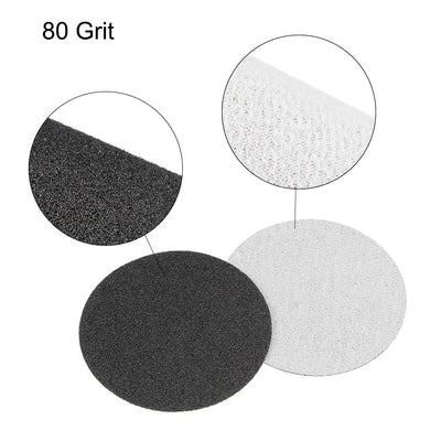 Harfington Uxcell 3 inch Wet Dry Disc 320 Grit Hook and Loop Sanding Disc Silicon Carbide 10pcs