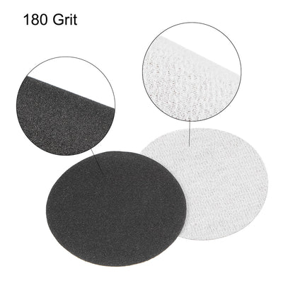 Harfington Uxcell 3 inch Wet Dry Disc 60 Grit Hook and Loop Sanding Disc Silicon Carbide 20pcs