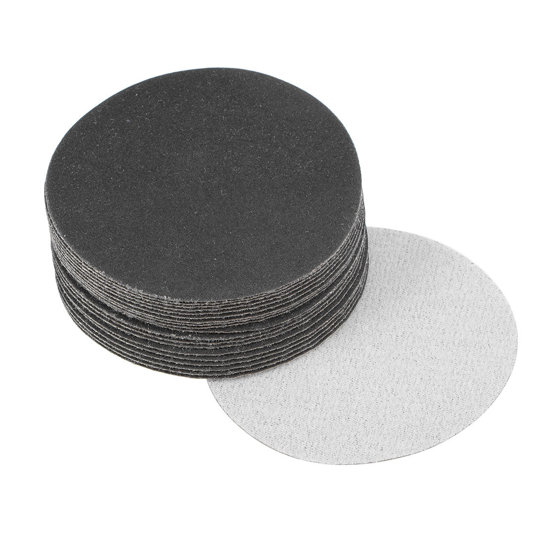 Uxcell Uxcell 3 inch Wet Dry Disc 60 Grit Hook and Loop Sanding Disc Silicon Carbide 20pcs