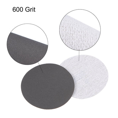 Harfington Uxcell 3 inch Wet Dry Disc 1500 Grit Hook and Loop Sanding Disc Silicon Carbide 20pcs