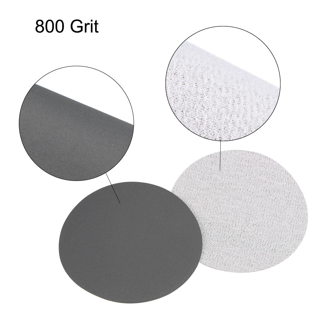 Uxcell Uxcell 3 inch Wet Dry Disc 1500 Grit Hook and Loop Sanding Disc Silicon Carbide 20pcs