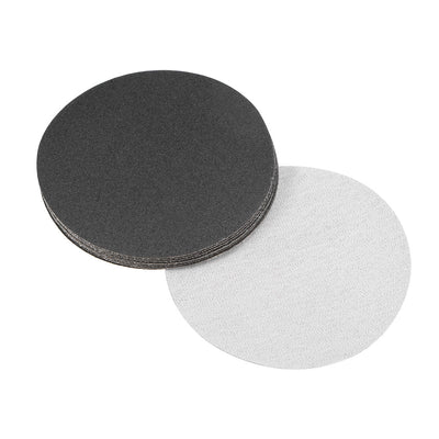 Harfington Uxcell 5 inch Wet Dry Disc 320 Grit Hook and Loop Sanding Disc Silicon Carbide 10pcs