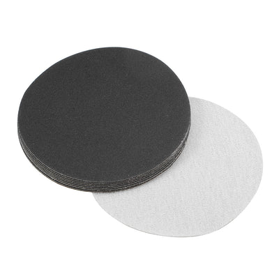 Harfington Uxcell 5 inch Wet Dry Disc 320 Grit Hook and Loop Sanding Disc Silicon Carbide 10pcs