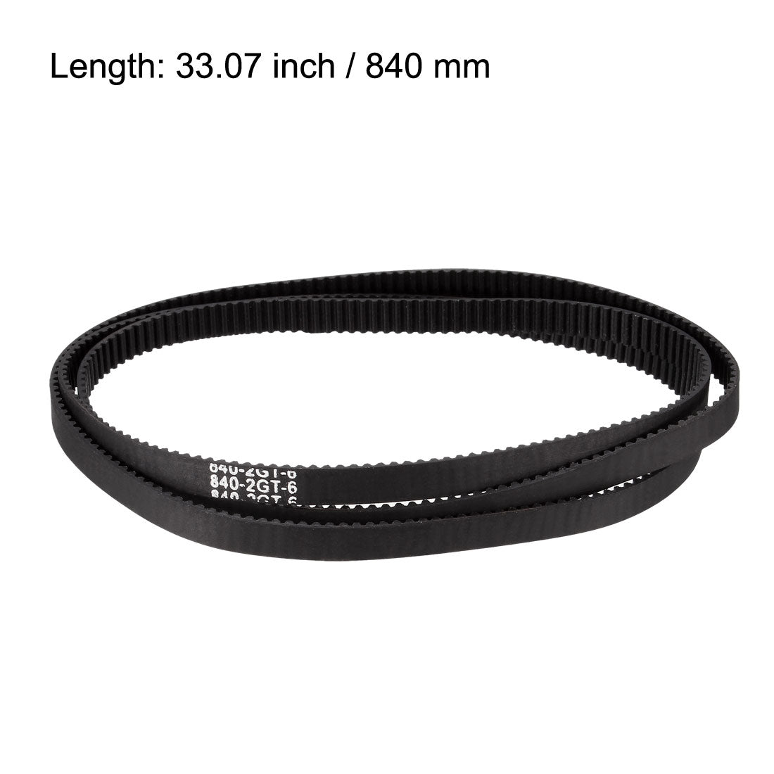 uxcell Uxcell Timing Belt 840mm Closed Fit Synchronous Wheel for 3D Printer