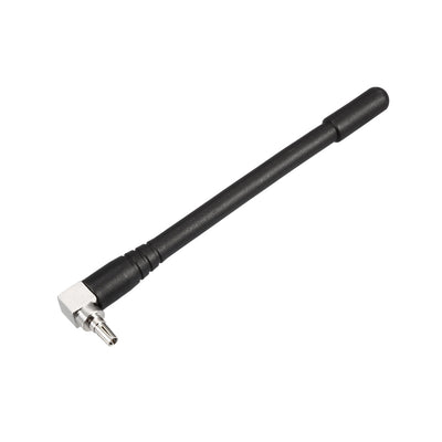 Harfington Uxcell GSM GPRS WCDMA LTE Antenna 3G 4G 3dBi 700-2700MHz CRC9 Male Right Angle Connector Omni Directional 2Pcs