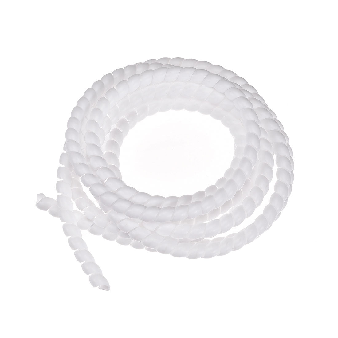 uxcell Uxcell Flexible Spiral Tube Wrap Cable Management Sleeve 8mm x 10mm Computer Wire Manage Cord 3 Meters Length White