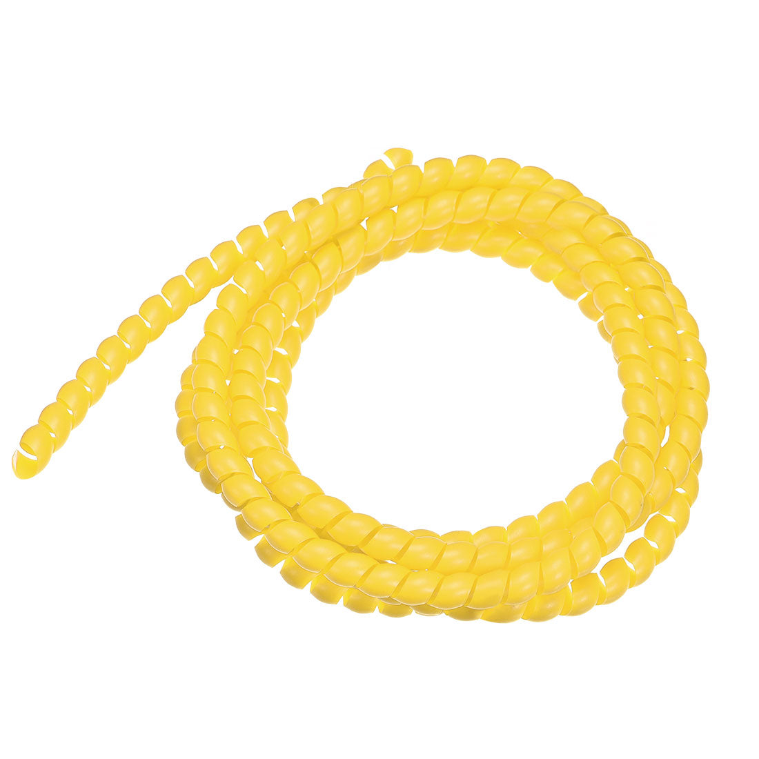 uxcell Uxcell Flexible Spiral Tube Wrap Cable Management Sleeve 8mm x 10mm Computer Wire Manage Cord 2 Meters Length Yellow