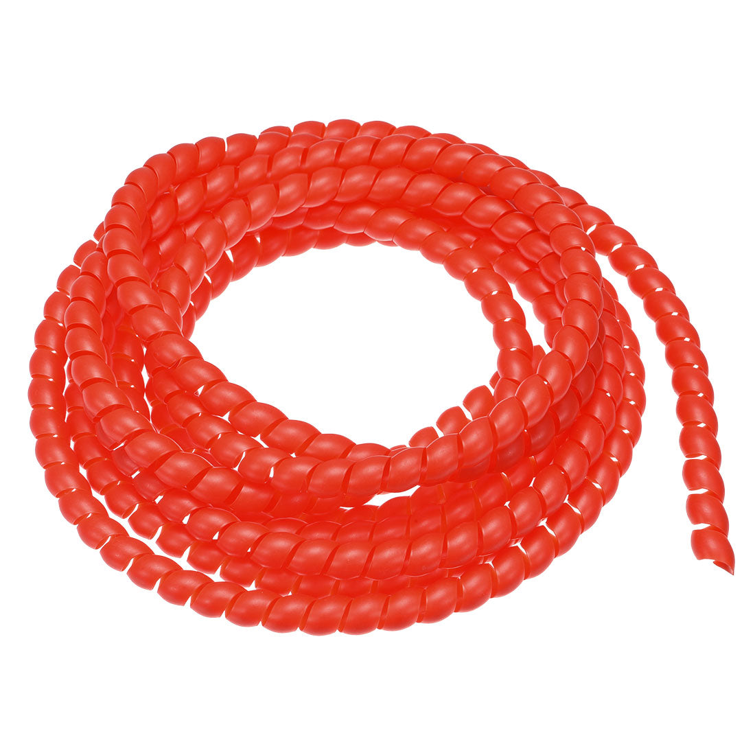 uxcell Uxcell Flexible Spiral Tube Wrap Cable Management Sleeve 10mm x 12mm Computer Wire Manage Cord 3 Meters Length Red