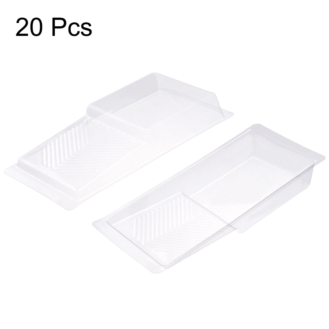 uxcell Uxcell 4 Inch Paint Roller Tray, Material PP Built for 4-Inch Roller Brushes 20pcs