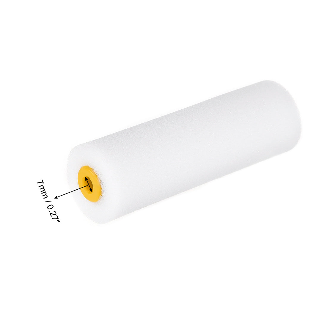 uxcell Uxcell Paint Roller Cover 4.5 Inch 110mm Mini Sponge Brush for Household Wall Painting Treatment 2pcs
