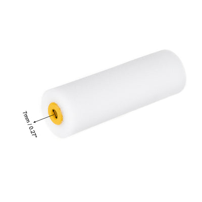 Harfington Uxcell Paint Roller Cover 4.5 Inch 110mm Mini Sponge Brush for Household Wall Painting Treatment 2pcs