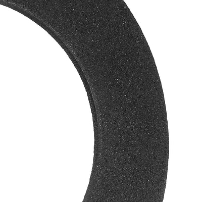 Harfington Uxcell Black 3 Inch EVA Foam Speaker Edge Surround Rings for Speak Repair or DIY