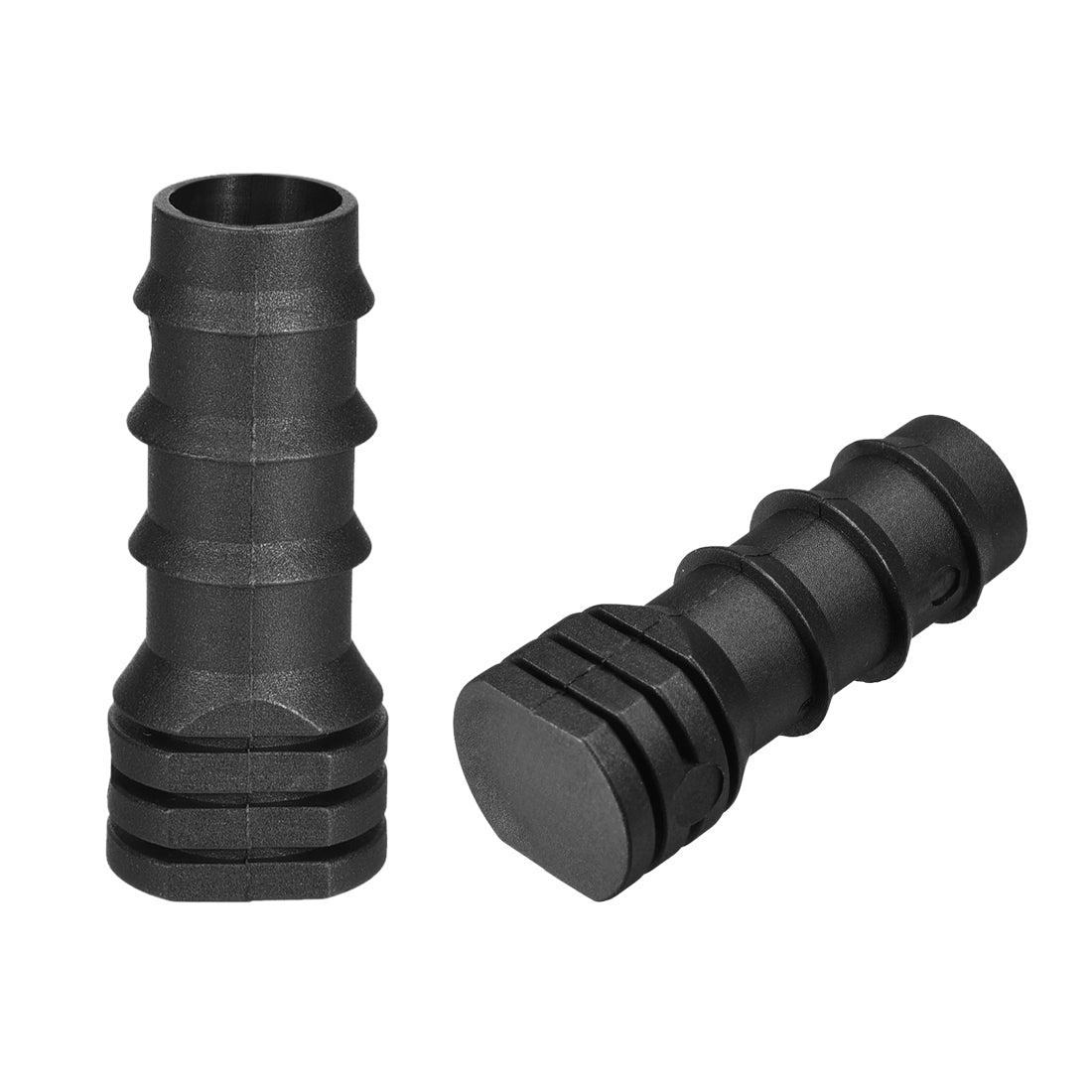 uxcell Uxcell Barb Drip Pipe Plug End Cap for 20mm Dia PE Hose Garden 15pcs