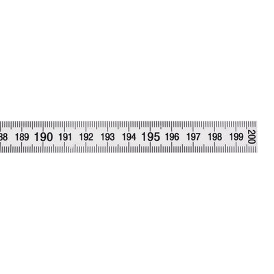 Harfington Uxcell Folding Ruler 2 Meters 10 Fold Metric Measuring Tool ABS for Woodworking Engineer White