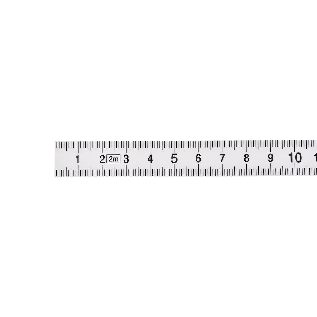 uxcell Uxcell Folding Ruler 2 Meters 10 Fold Metric Measuring Tool ABS for Woodworking Engineer White