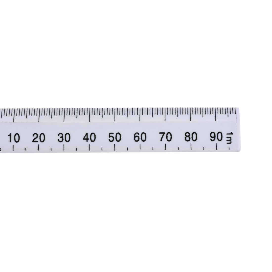 uxcell Uxcell Folding Ruler 100cm 4 Fold Metric Measuring Tool ABS for Woodworking Engineer White