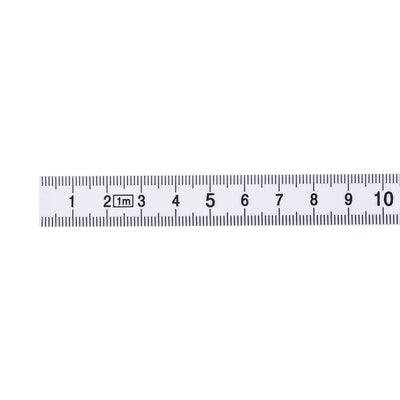 Harfington Uxcell Folding Ruler 100cm 5 Fold Metric Measuring Tool ABS for Woodworking Engineer White