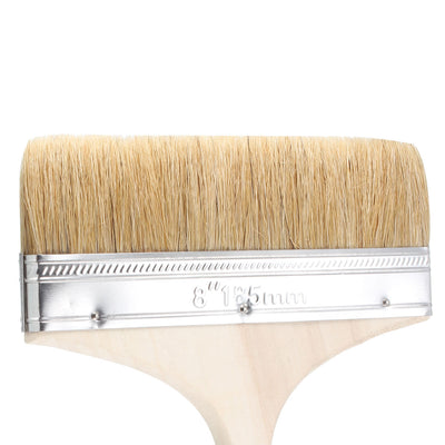 Harfington Uxcell 8 Inch Chip Paint Brush Synthetic Bristle with Wood Handle for Wall Treatment