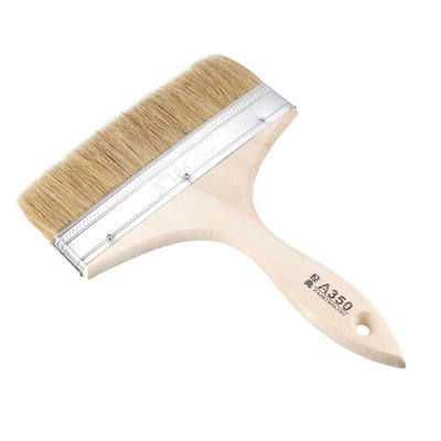uxcell Uxcell 8 Inch Chip Paint Brush Synthetic Bristle with Wood Handle for Wall Treatment